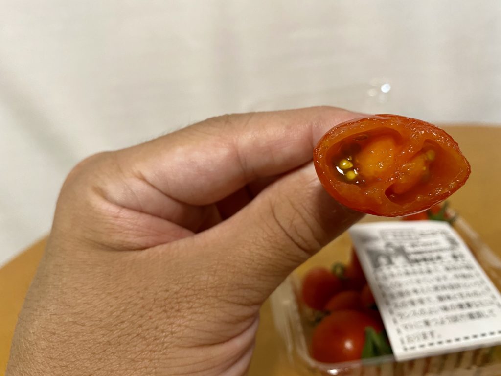 らでぃっしゅぼーや　ミニトマト　食べてみた